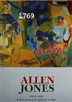 JONES, ALLEN, PLAKAT ZUR AUSSTELLUNG BOMANN-MUSEUM CELLE 1995, HANDSIGNIERT, CA. 59 X 42 CM