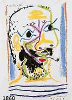 PICASSO, PABLO, 1881-1973, FARBLITHOGRAPHIE AUS: LE GOUT DE BONHEUR, HANDSIGNIERT, BLATTGR. CA. 32,5 X 25 CM