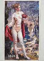 WOHLGEMUTH, WILHELM, 1870 MÜNCHEN-1942, KONVOLUT AUS DREI GOUACHEN MIT ALLEGORISCHEN DARSTELLUNGEN: BADENDEN, CA. 26 X 15 CM; LIE- GENDE MIT AMOR ...