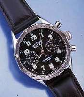 KONVOLUT: 2X POLJOT HERRENARMBANDUHREN, RUS. PRODUKTION UM 1995, 1X CHRONOGRAPH, DESIGN JUNGHANS, 50ER JAHRE, HIER MIT POLJOT KAL. 3133, ...