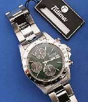 TUTIMA ARMBANDCHRONOGRAPH, AUTOMATIK, DEUTSCHLAND, LT. BEILIEGENDEN PAP. 1994, ETUI, BED.-ANL., LEICHTE SP. IM BODENÖFFNUNGSBER., EDELST., ...