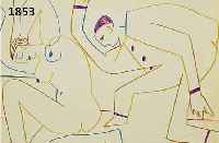 PICASSO, PABLO, 1881-1973, AKROBATEN, FARBLITHOGRAPHIE AUS: THE HUMAN COMEDIE, MOURLOT PARIS 1954, CA. 24 X 32 CM, PP