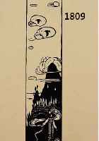 KANDINSKY, WASSILY, 1866-1944, DER SCHLEIER, HOLZSCHNITT AUS: REGARD SUR LE PASSé, CA. 15,5 X 4 CM; DAZU IMPRESSUMBLATT DER MAPPE MIT NUM. 100/100 ...