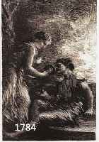 FANTIN-LATOUR, HENRI, DIE WALKÜRE, LITHOGRAPHIE AUF BÜTTEN AUS: R.WAGNER-SA VIE ET SES OEUVRES, ED. A.JULIEN PARIS 1886, CA. 22,5 X 15 CM, PP