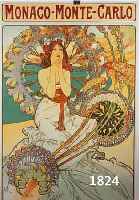 MUCHA, ALPHONSE, POSTHUME FARBLITHOGRAPHIE, ED. GALERIE DU CENTRE, NUM. 241/350, CA. 58 X 39 CM