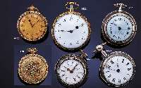 BREGUET & FILS SPINDELHERRENTASCHENUHR, MIT 1/4 STD.-REPETITION (NICHT A.L. BREGUET), SILBER M. GG-AUFL., SCHWEIZ UM 1820, GEWÖLBTES EMAILBL., ...