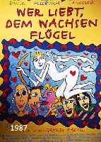 RIZZI, JAMES, WER LIEBT DEM WACHSEN FLÜGEL, FARBOFFSET, FILMPLAKAT, CA. 119 X 83 CM