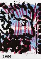 PENCK, A.R., GEB. 1939, DIE ENGEL, FARB- LITHOGRAPHIE VON 1991, HANDSIGNIERT, CA. 29 X 27 CM, PP