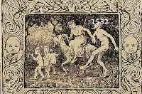 THOMA, HANS, 1839-1924, FRIEDENSREIGEN, LITHOGRAPHIE, HANDSIGN., CA. 17 X 20 CM, PP