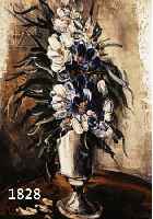 DE VLAMINCK, MAURICE, 1876-1958, BLUMEN, FARBLITHOGRAPHIE, HANDSIGN., CA. 56 X 38 CM,PP