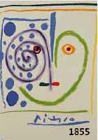 PICASSO, PABLO, 1881-1973, DREI FARBLITHO- GRAPHIEN AUS: GAVILLA DE FABULAS SIN AMOR, MOUGINS UNTER AUFISCHT PICASSOS 1968, JE CA. 18 X 15 CM, PP
