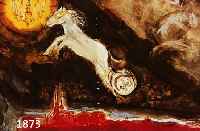 Chagall, Marc, 1887-1985, vier Farboffsets aus: Ballett von 1969 nach Aquarellen von 1945, Mourlot Paris, DoppelblÄtter mit Bugfalten