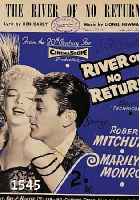 KONV. ERSTAUSGABE VON NOTEN, DEUTSCH/ENGL., 30ER JAHRE, U.A. ZARAH LEANDER SINGT KANN DENN LIEBE SÜNDE SEIN; MARILYN MONROE RIVER OF NO RETURN; ...