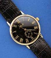 M & M HERRENARMBANDUHR, FLACH, ELEGANT, SCHWEIZ UM 1996, METALL HARTVERG., EDELST.- BODEN GEDR., 17 ST., HANDAUFZUG, BASISKAL. PESEUX 7001, ...