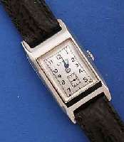 KONVOLUT: 2 HERRENARMBANDUHREN, RECT.-FORM, SCHWEIZ, 30ER JAHRE, 1X CYMA, METALL VERCHR., EDELST.-BOD. AUFGEDR., BL. REST., SELTENES PLATINENWERK ...