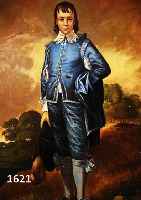 UNBEKANNTER KÜNSTLER, 1. HÄLFTE 20. JH., KOPIE NACH THOMAS GAINSBOROUGH: DER KNABE IN BLAU, NACH EINEM ORIGINAL IN DER HUNTINGTON KUNSTGALERIE ...