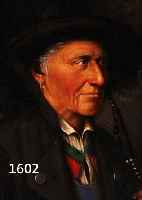 WAGNER, FRITZ, 1896 MÜNCHEN-1939, SCHÜLER VON K. ROTH UND ROB. SEITZ IN MÜNCHEN, BELIEBTER GENREMALER, OHRRING TRAGENDER MANN IN TRACHT MIT ...