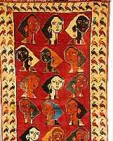 GASHGAI, PERSIEN, 200 X 113CM, EHZ 2 WOLLE AUF WOLLE, UM 1970