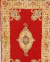 KERMAN, PERSIEN, 236 X 147CM, EHZ 3 FLOR WOLLE, CA.35 JAHRE