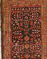 MALAYER, PERSIEN, 275 X 115CM, EHZ 2 FLOR WOLLE, CA.50 JAHRE