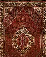 BIDJAR, PERSIEN, 181 X 110CM, EHZ 3 FLOR WOLLE, CA.10 JAHRE, HAT ABRASCH!.