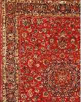 MESCHED, PERSIEN, 366 X 292CM, EHZ 4 FLOR WOLLE, CA.30 JAHRE