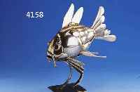 BESTECKSKULPTUR VON BOUVIER "FISCH", UNIKAT, CA. 26 X 27 X 9 CM, SIGN. BOUVIER UND DAT. 96, DER 1942 IN DER NORMANDIE GEB. KÜNSTLER, ...