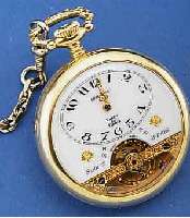 HEBDOMAS HERRENTASCHENUHR M. 8 TAGEWERK, SERIE VASCO DA GAMA, REPLIKA V. 1918, GEFERT. UM 1990, METALL VERG., EMAILFARB. KONTRASTZIFFER- BL., WERK ...
