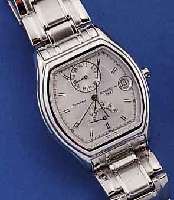 STOVARD JÜRGENSON HERRENARMBANDUHR, AUTOMA- TIK M. GANGRESERVEANZEIGE BIS 40 STD. U. 24 STD-ANZEIGE BEI 12, DAT., SCHWEIZ UM 1998, EDELST., ...