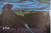 WUNDERLICH, PAUL, GEB. 1927, GOETHE IN DER CAMPAGNA, FARBLITHOGRAPHIE VON 1978, RE. U. HANDSIGNIERT UND BEZ.: E.A., CA. 64 X 84 CM, U.GL., R.