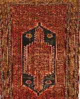MALAYER,PERSIEN CA 200 X 133 CM.,FLOR WOLLE. EHZ 4-5.UM 1910.