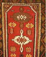 SHIRWAN KELIM .CA 300 X 160 CM..EHZ 2-3. UM 1920.