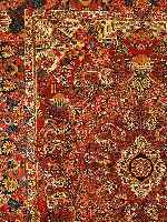 SAROGH, PERSIEN, 398 X 323CM, EHZ 2 KORKWOLLE, UM 1930, SEHR DEKORATIV