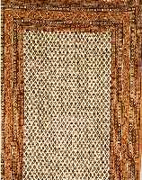 SAROGH MIR,INDIEN.CA 290 X 197 CM..FLOR WOLL E.EHZ 1-2.CA 5 JAHRE
