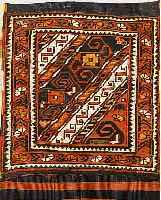 SHAHSAWAN DOPPELTASCHE,PERSIEN CA 109 X 40 CM. .EHZ 2.UM 1940.