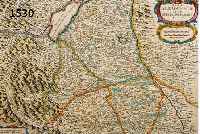KONVOLUT VON 2 BLATT, MIT KUPFERSTICHEN VON OBERSCHWABEN: 1.) ALTKOLOR. KUPFERSTICHK. V. H. HONIUS AMSTERDAM, CA. 1630, NOVA ALEMANNIAE SIVE ...