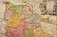 KONVOLUT VON 2 BLATT MIT KARTEN VON BREMEN, 1.) ALTKOLOR. KUPFERSTICHK. V. HOMANN, CA. 1750, DUCATUS BREMAE ET FERDEA NOVA TABULA, MIT ÜBERGR. ...