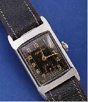 KONVOLUT: 3 HERRENARMBANDUHREN, SCHWEIZER PROD. UM 1938, ALLE EDELST., RECT.-GEH., 1X ALPINA M. GR. FORMANKERWERK IN MASSIVBAUWEISE, KAL. 490A, BL. ...