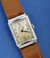 KONVOLUT: 2 ARMBANDUHREN (DAMEN- U. HERRENARM- BANDUHR), RECT.-FORM, SCHWEIZ ENDE 30ER JAHRE, EDELST., F. D. SCHWEDISCHEN MARKT, 1X VIKING, BOD. ...