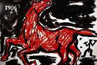 PENCK, A.R., GEB. 1939, FARBOFFSET, HANDSIGNIERT, CA. 59 X 84 CM