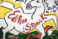 PENCK, A.R., GEB. 1939, FARBOFFSET, HANDSIGNIERT, CA. 59 X 84 CM