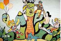 DE ST. PHALLE, NIKI, FARBLITHOGRAPHIE, HANDSIGNIERT, NUM. 78/250, CA. 64,5 X 104 CM