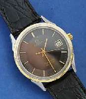 OMEGA HERRENARMBANDUHR SEAMASTER QUARTZ, SCHWEIZ UM 1994, KAL. 1342, EDELST., BODEN GEDR., SAPHIRFLACHGL., LÜNETTE U. KRONE HART- VERG., ...