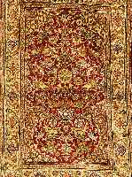 HEREKE, TÜRKEI, 146 X 95CM, EHZ 1-2 REINE NATURSEIDE, CA.25 JAHRE