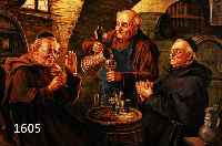 STUBNER, GENREMALER, ANFANG 20. JH., ZWEI MÖNCHE BEIM KELLERMEISTER ZUR WEIN- PROBE, ÖL/LWD, SIGN., CA. 60 X 80 CM, R.