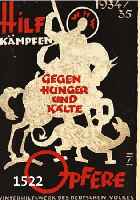 KONV. 4 POSTKARTEN, DT., UM 1916-1935, SIGN. LUDWIG HOLHWEIN, DABEI VOLKSSPENDE, AUSSTELLUNG HAMBURG, 2 OPFERKARTEN, L. GE- BRÄUNT, COLOR