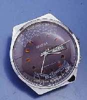 KONVOLUT: 3 RUSSISCHE ARMBANDUHREN, FERT. UM 1995, 1X POLJOT CHRONOGRAPH, VERG. M. BASIS- KAL. 3133, 1X RAKETA, METALL VERCHR., DATUM ZU ...