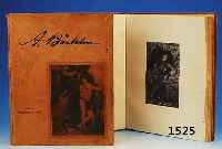 KONVOLUT 2 BÜCHER VON ARNOLD BÖCKLIN, AUSWAHL VON WERKEN DES KÜNSTLERS IN HELIO- GRAVUREN, FOTOGRAFISCHE UNION MÜNCHEN, L. STOCKFLECKIG, ...