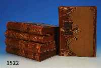 KONV. 5 BÜCHER WELTALL UND MENSCHHEIT, UM 1905/10, HERAUSGEGEBEN VON KRAEMER, DURCHGÄNGIG L. GE- BRÄUNT, HALBLEDEREINBAND MIT METALLAPPLIKE, ...