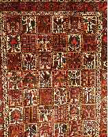 BACHTIAR,PERSIEN CA 322 X 227 CM..FLOR WOLLE EHZ 2.CA 30 JAHRE.